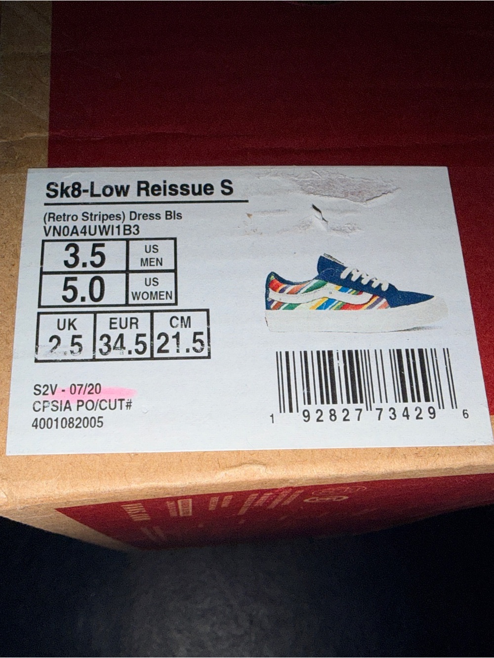 Vans Sk8-Low Reissue Sport sz 3.5 Men 5.0 Woman - Picture 12 of 12